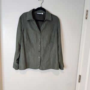 Croft & Barrow Olive Green Jacket